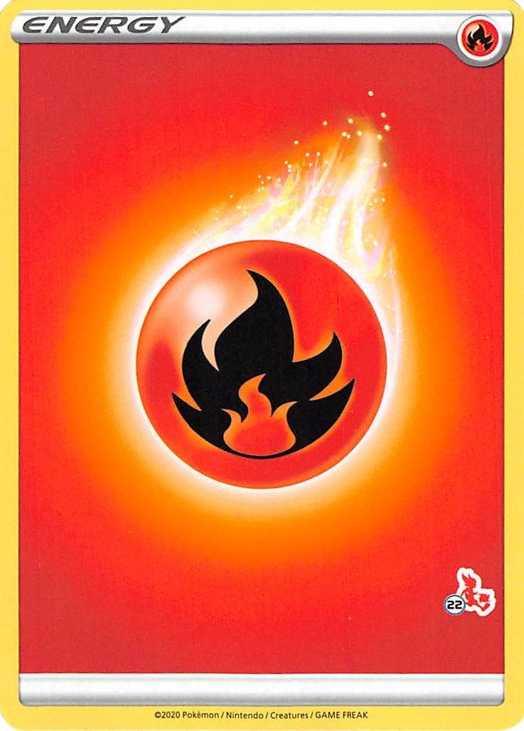 Image for Fire Energy (#22 Cinderace Stamped) (BA22) - Pokemon