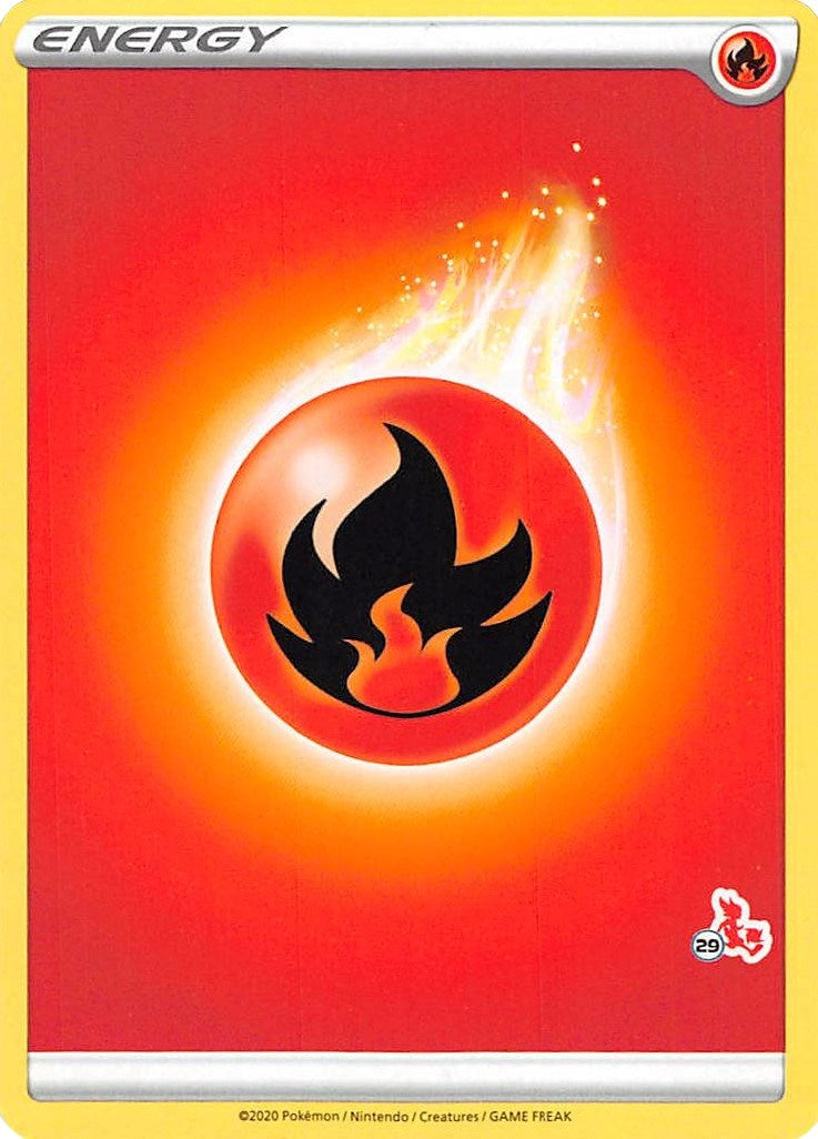 Image for Fire Energy (#29 Cinderace Stamped) (BA22) - Pokemon