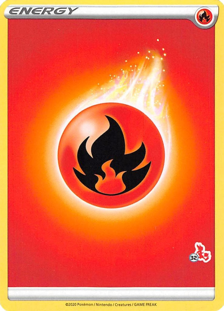 Image for Fire Energy (#32 Cinderace Stamped) (BA22) - Pokemon