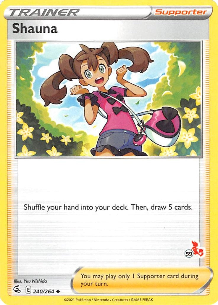 Image for Shauna - 240/264 (#59 Cinderace Stamped) (240/264) (BA22) - Pokemon