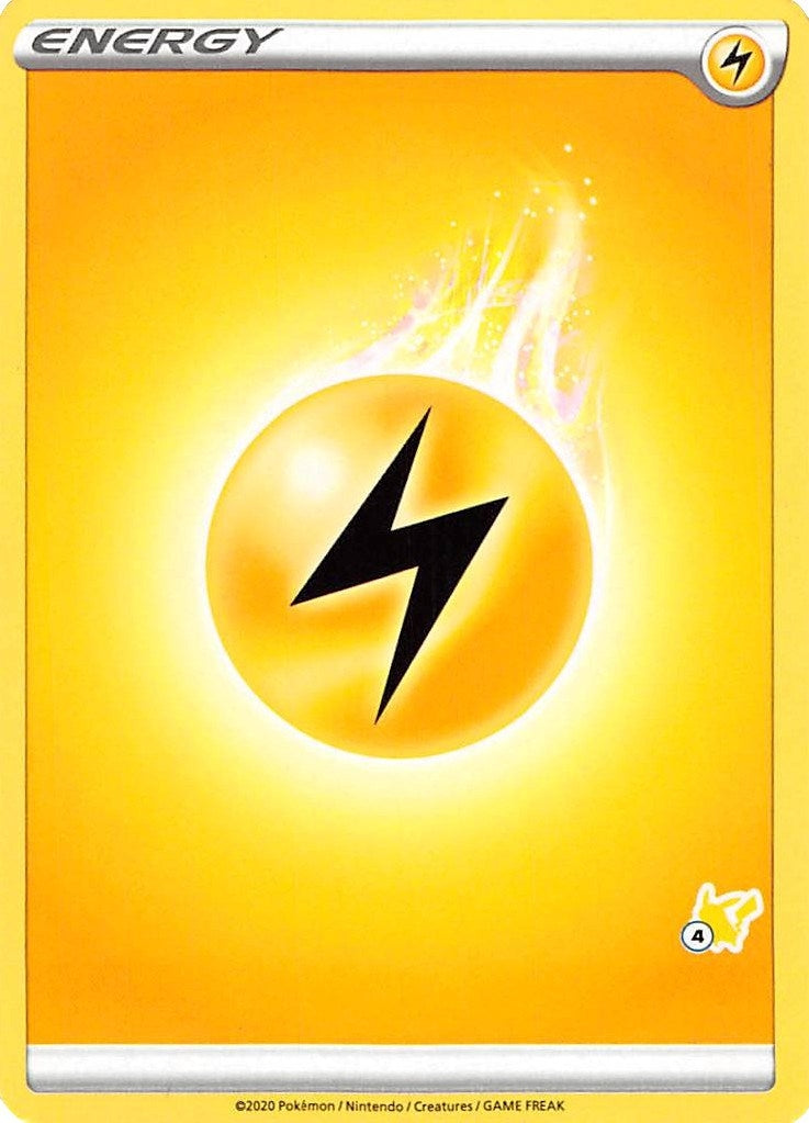 Image for Lightning Energy (#4 Pikachu Stamped) (BA22) - Pokemon