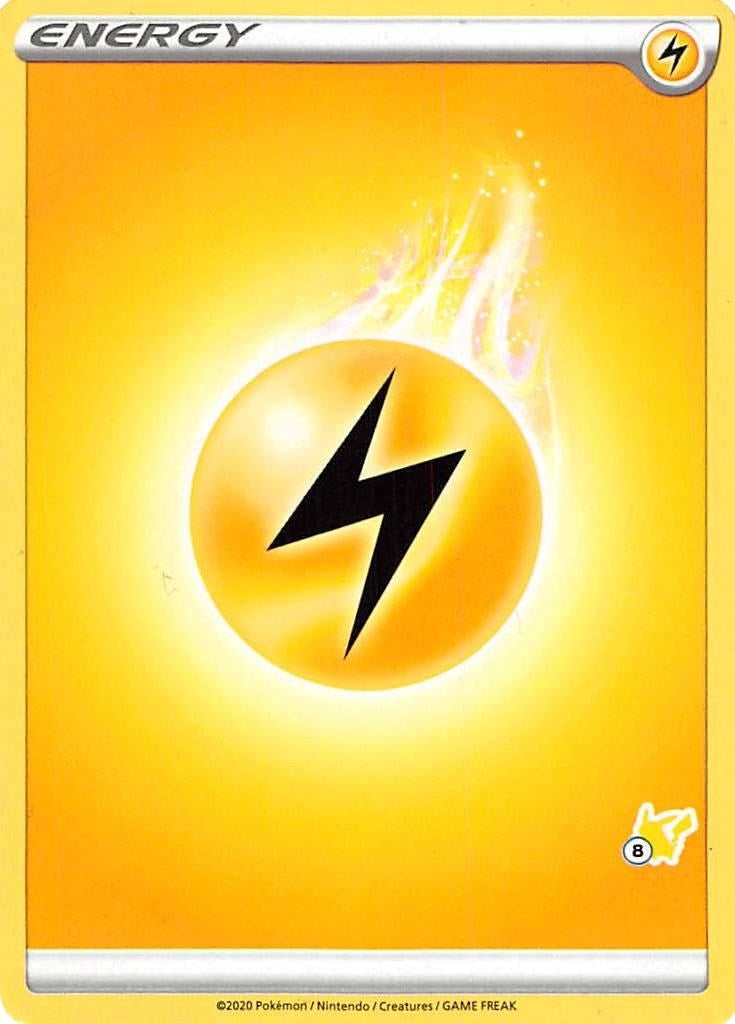 Image for Lightning Energy (#8 Pikachu Stamped) (BA22) - Pokemon