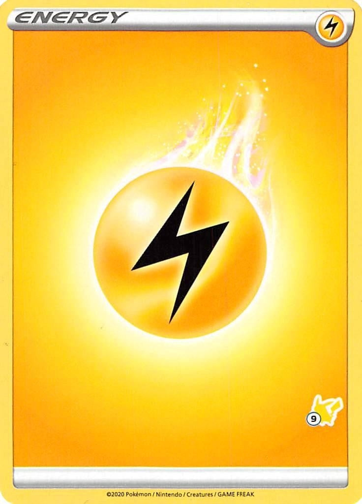 Image for Lightning Energy (#9 Pikachu Stamped) (BA22) - Pokemon