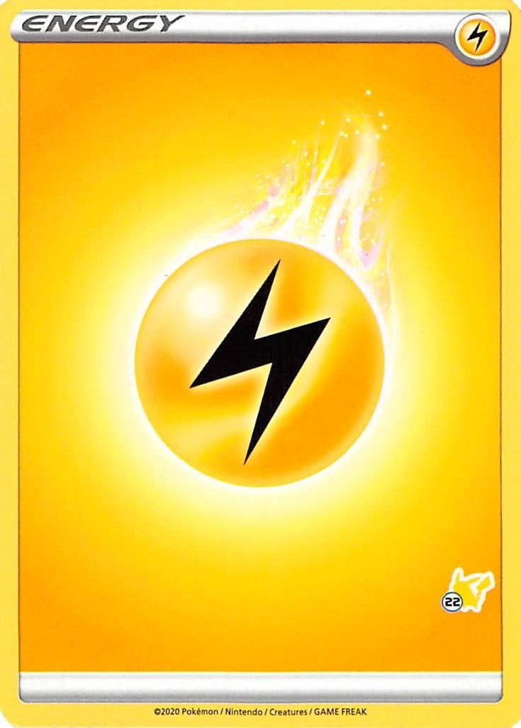 Image for Lightning Energy (#22 Pikachu Stamped) (BA22) - Pokemon