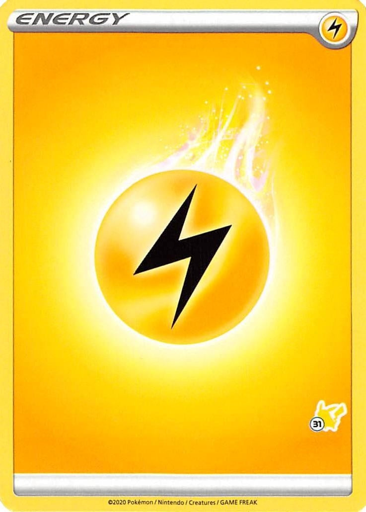 Image for Lightning Energy (#31 Pikachu Stamped) (BA22) - Pokemon