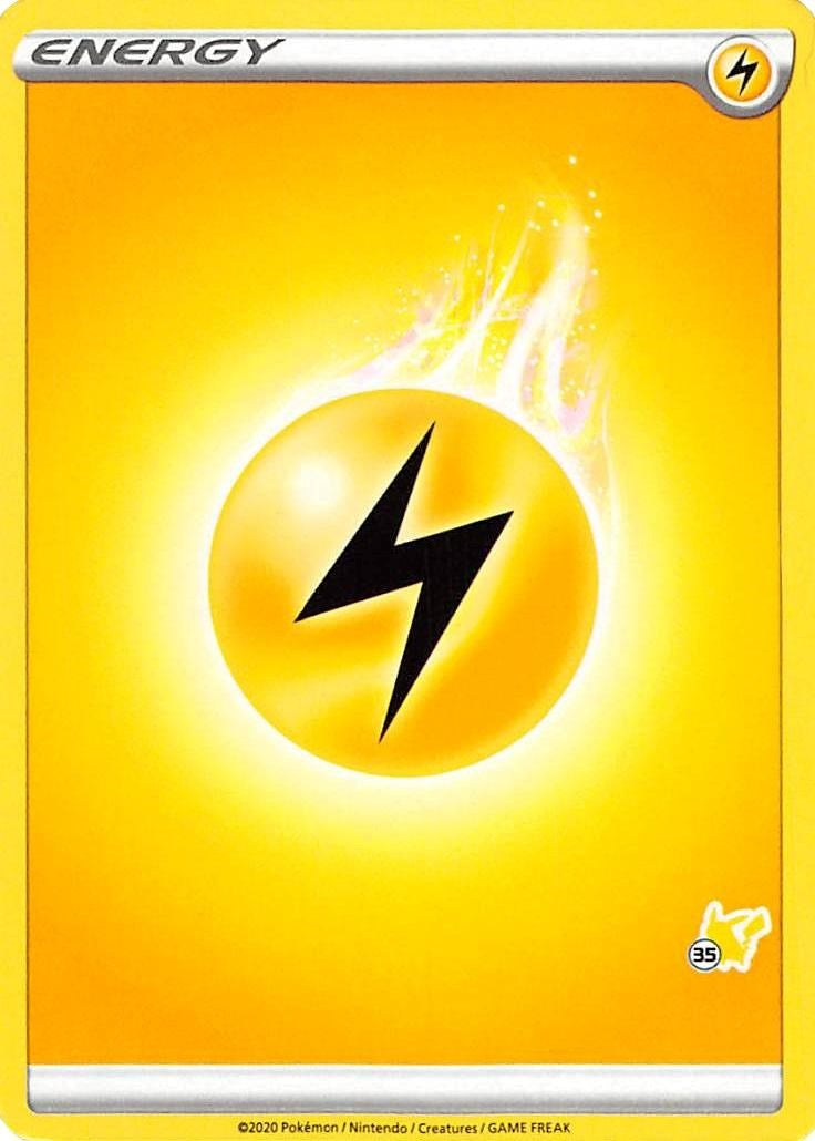 Image for Lightning Energy (#35 Pikachu Stamped) (BA22) - Pokemon