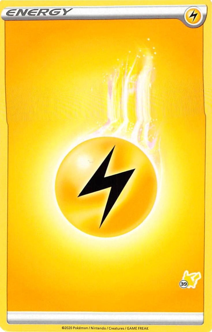 Image for Lightning Energy (#39 Pikachu Stamped) (BA22) - Pokemon