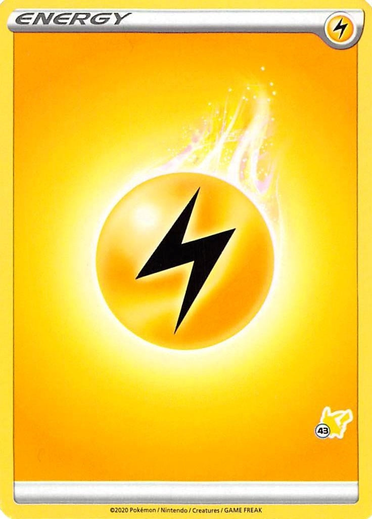 Image for Lightning Energy (#43 Pikachu Stamped) (BA22) - Pokemon