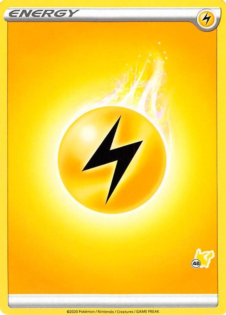 Image for Lightning Energy (#48 Pikachu Stamped) (BA22) - Pokemon