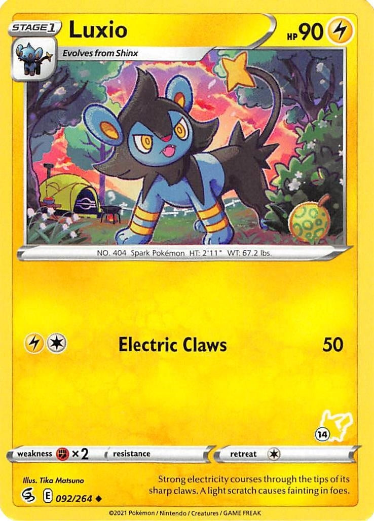 Image for Luxio - 092/264 (#14 Pikachu Stamped) (092/264) (BA22) - Pokemon