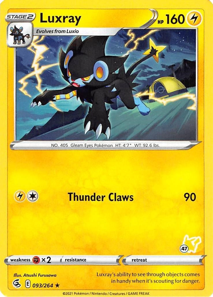 Image for Luxray - 096/264 (#47 Pikachu Stamped) (093/264) (BA22) - Pokemon