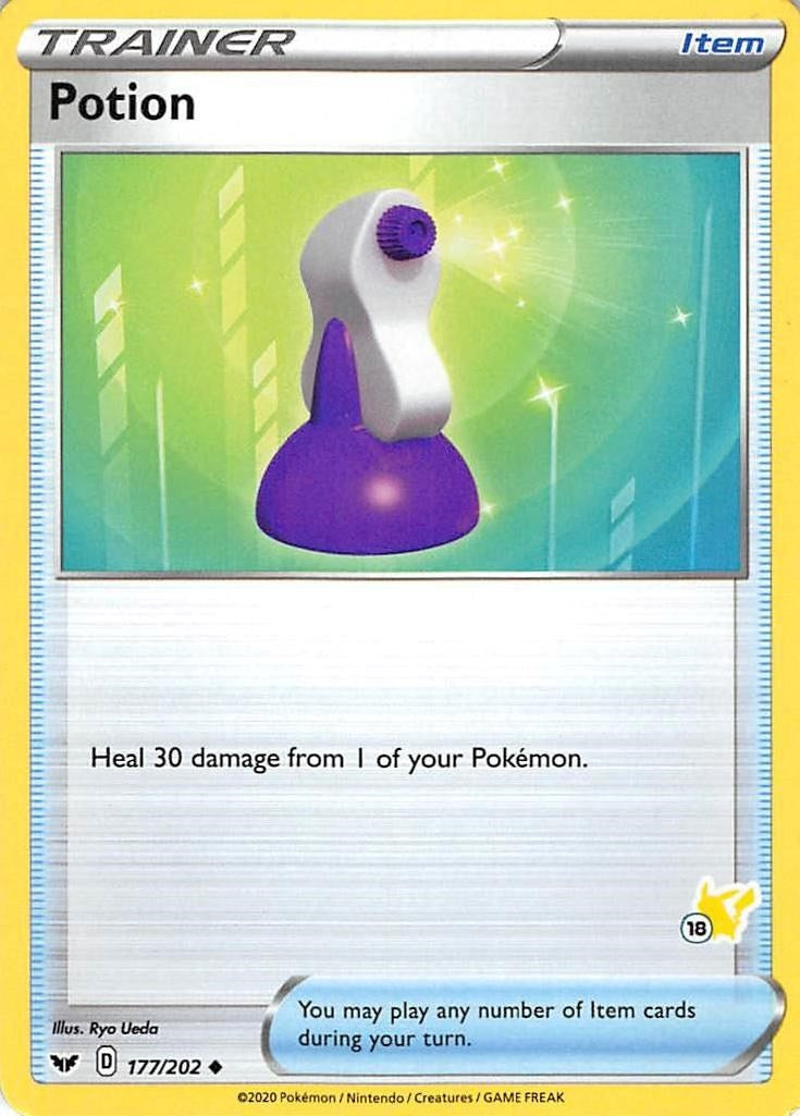 Image for Potion - 177/202 (#18 Pikachu Stamped) (177/202) (BA22) - Pokemon