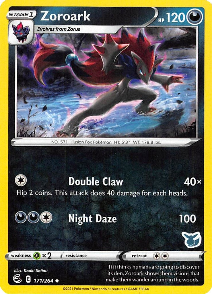 Image for Zoroark - 171/264 (Eevee Stamped) (171/264) (BA22) - Pokemon
