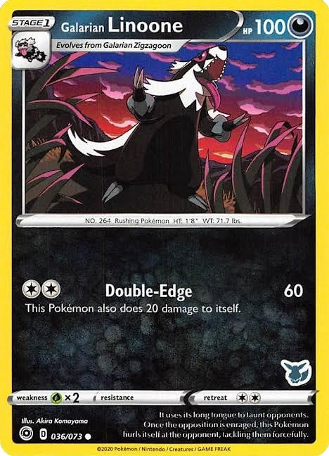 Image for Galarian Linoone - 036/073 (Eevee Stamped) (036/073) (BA22) - Pokemon