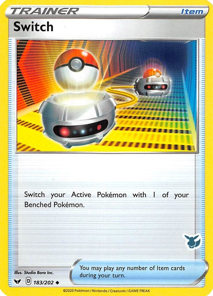 Image for Switch - 183/202 (Eevee Stamped) (183/202) (BA22) - Pokemon