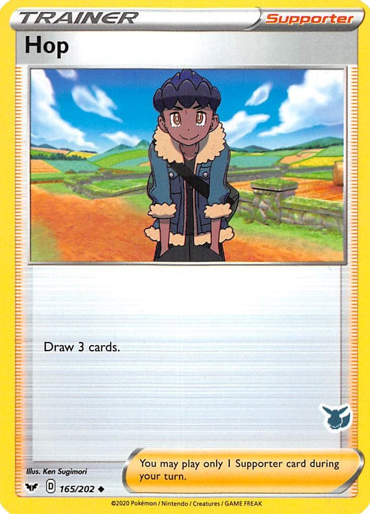 Image for Hop - 165/202 (Eevee Stamped) (165/202) (BA22) - Pokemon