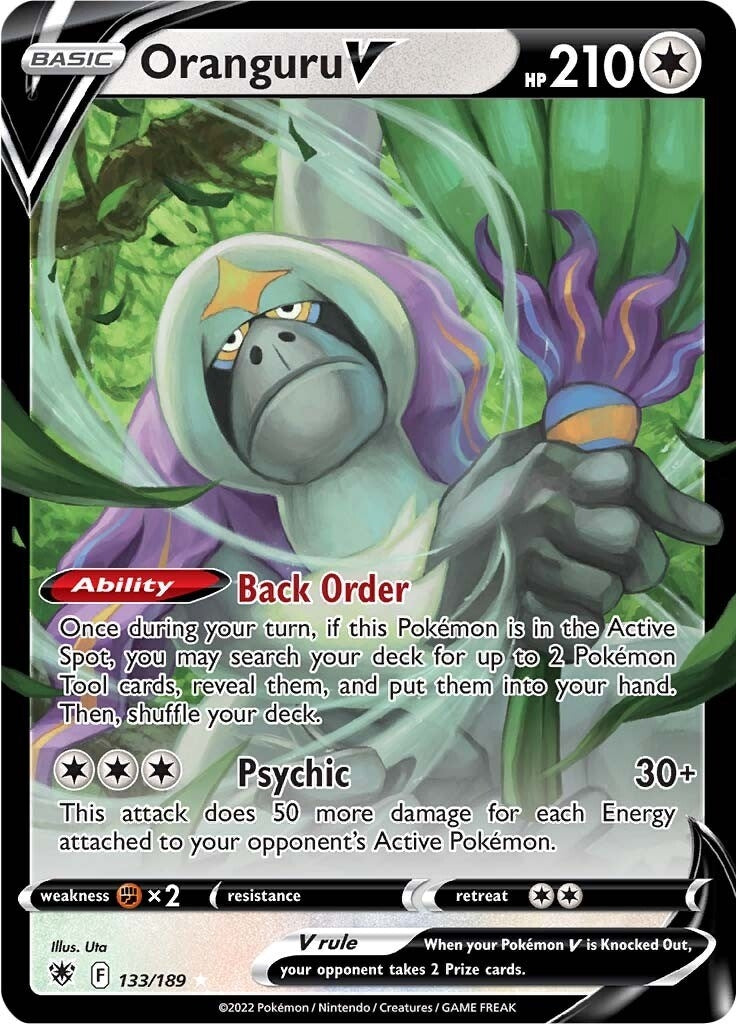 Image for Oranguru V (133/189) (SWSH10) - Pokemon