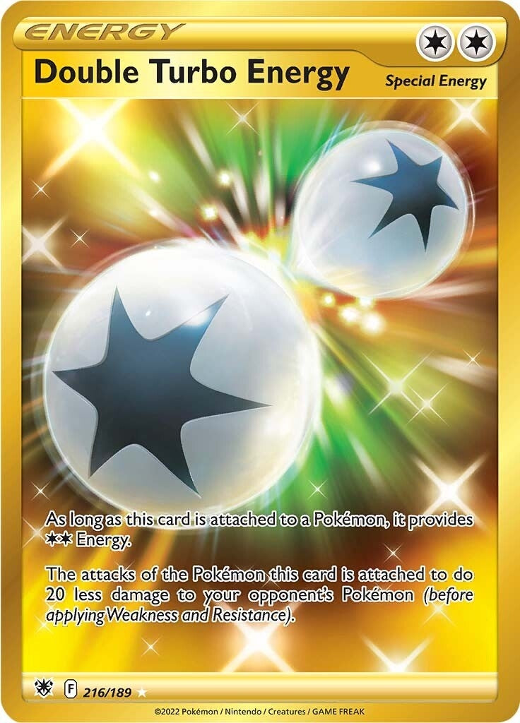 Double Turbo Energy (Secret) (216/189) (SWSH10)