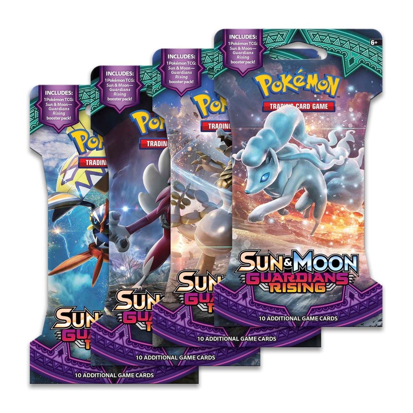 Image for Guardians Rising Booster Pack Art Bundle [Set of 5] - Pokemon