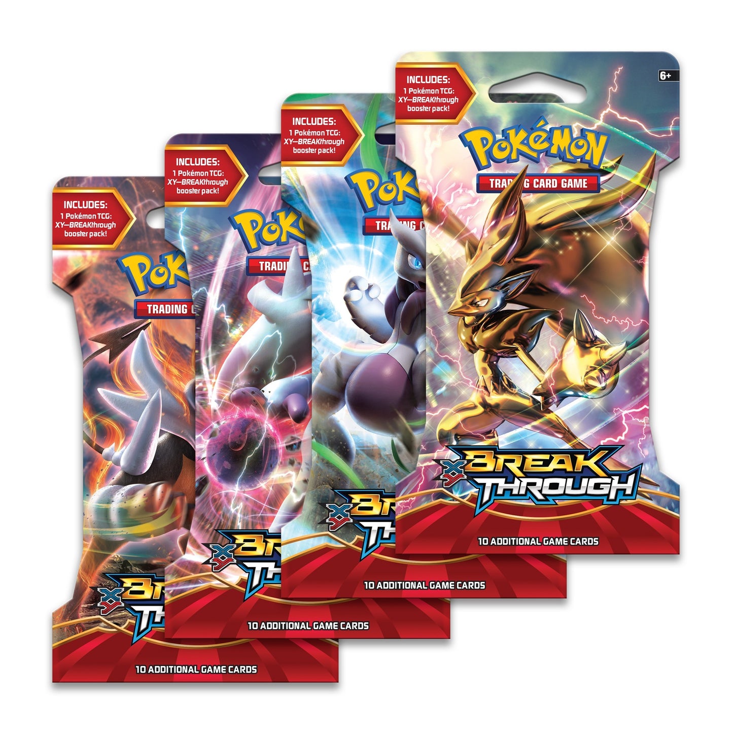 Image for BREAKthrough Sleeved Booster Pack Art Bundle [Set of 4] - Pokemon