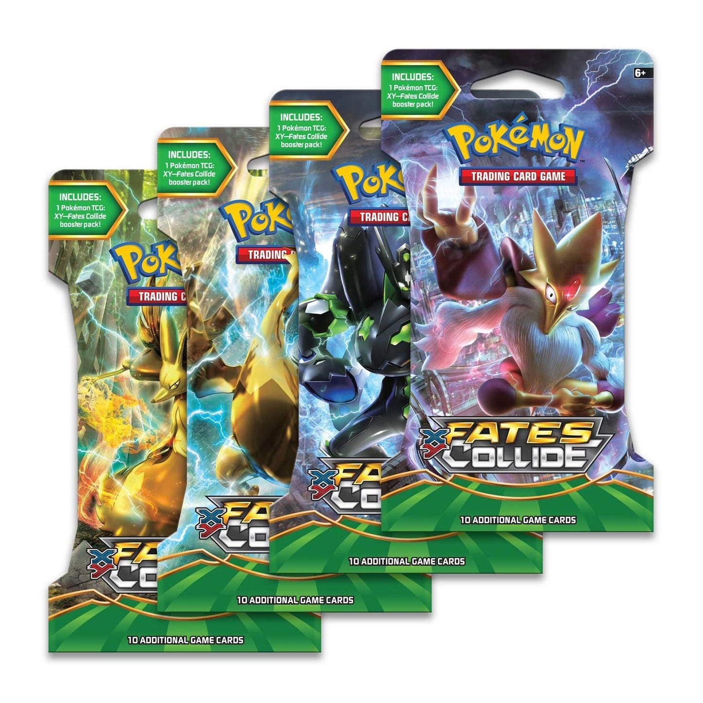 Image for Fates Collide Sleeved Booster Pack Art Bundle [Set of 4] - Pokemon