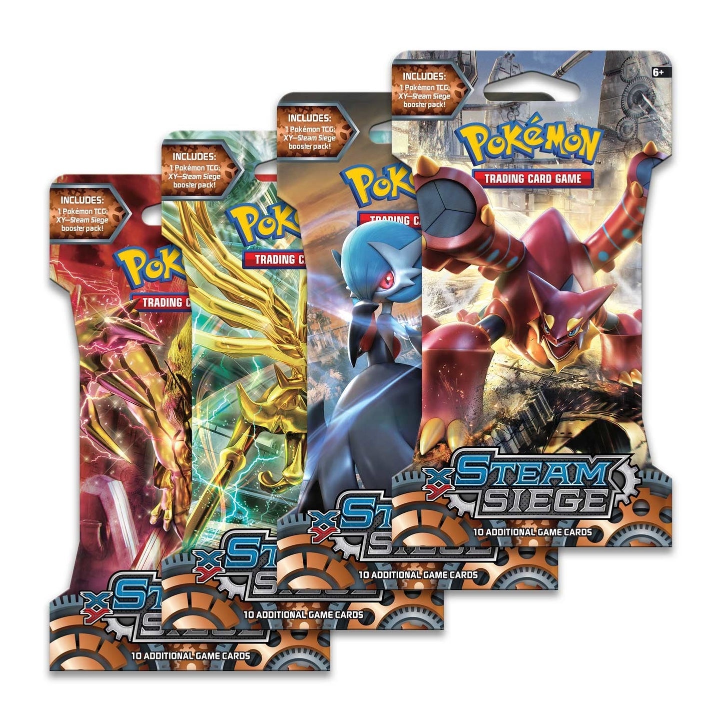 Image for Steam Siege Sleeved Booster Pack Art Bundle [Set of 4] - Pokemon