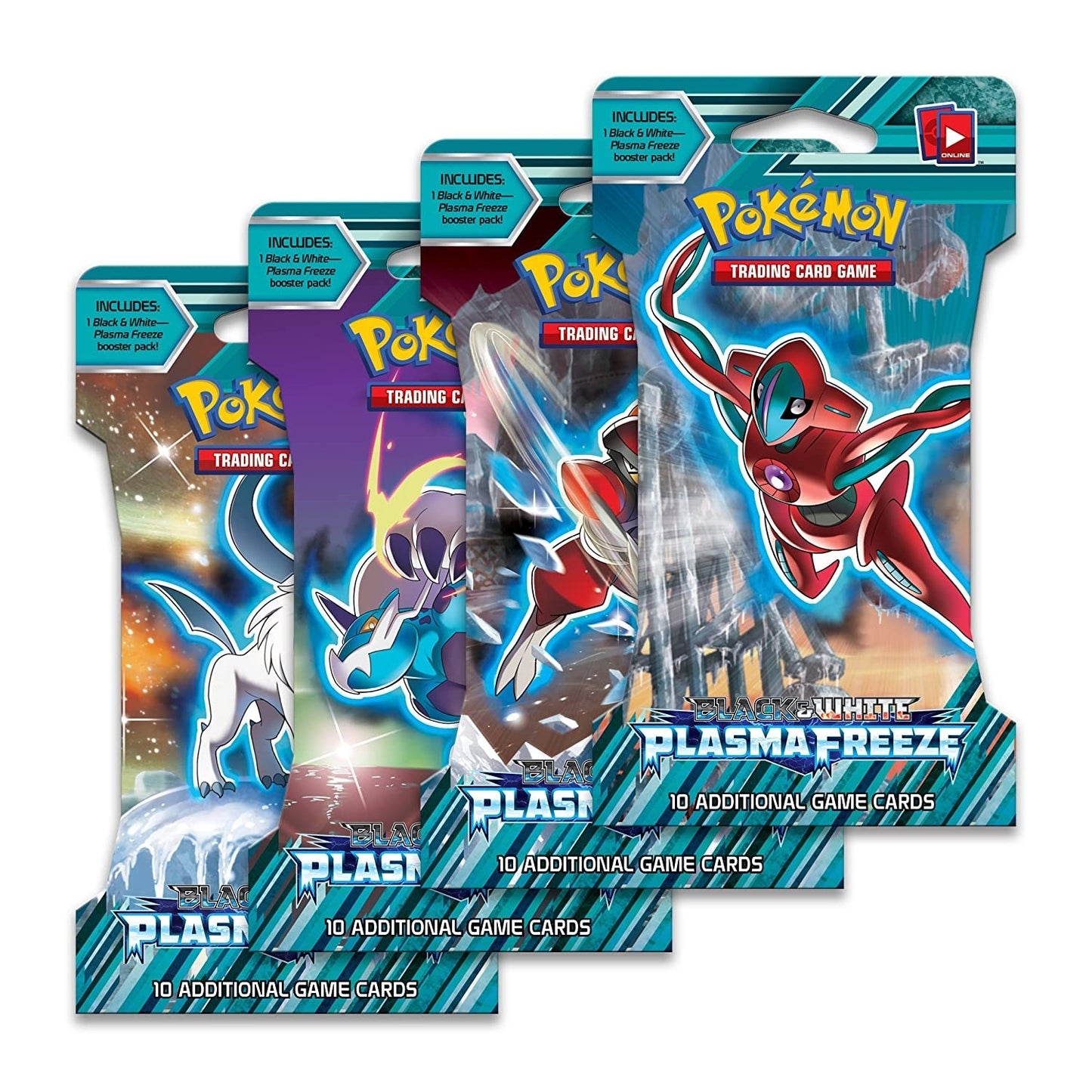 Image for Plasma Freeze Sleeved Booster Pack Art Bundle [Set of 4] - Pokemon
