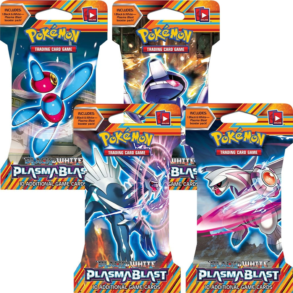 Image for Plasma Blast Sleeved Booster Pack Art Bundle [Set of 4] - Pokemon