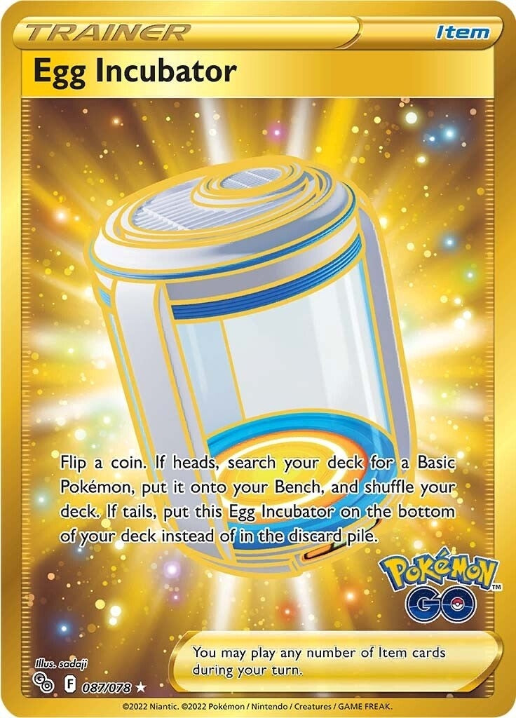 Image for Egg Incubator (Secret) (087/078) (PGO) - Pokemon