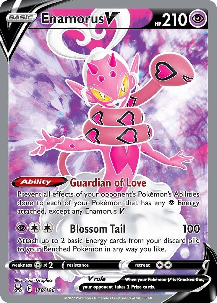 Enamorus V (Full Art) (178/196) (SWSH11)