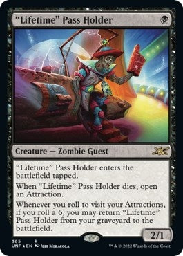 "Lifetime" Pass Holder (Galaxy Foil) [Unfinity]