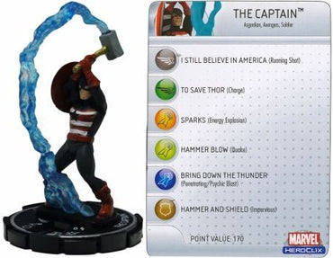 The Captain #062 Chase Rare Captain America Marvel Heroclix