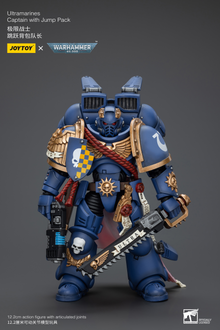 JoyToy - Warhammer 40000 - Space Marine Ultramarines Captain With Jump Pack