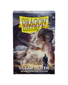 Dragon Shield: 100ct Outer Sleeves - Clear Matte (Standard)