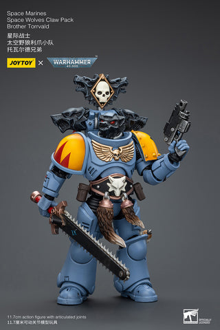 JoyToy - Warhammer 40000 - Space Marines Space Wolves Claw Pack Brother Torrvald