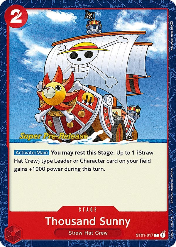 Image for Thousand Sunny (ST01-017) (ST-01 PRE) - One Piece Card Game