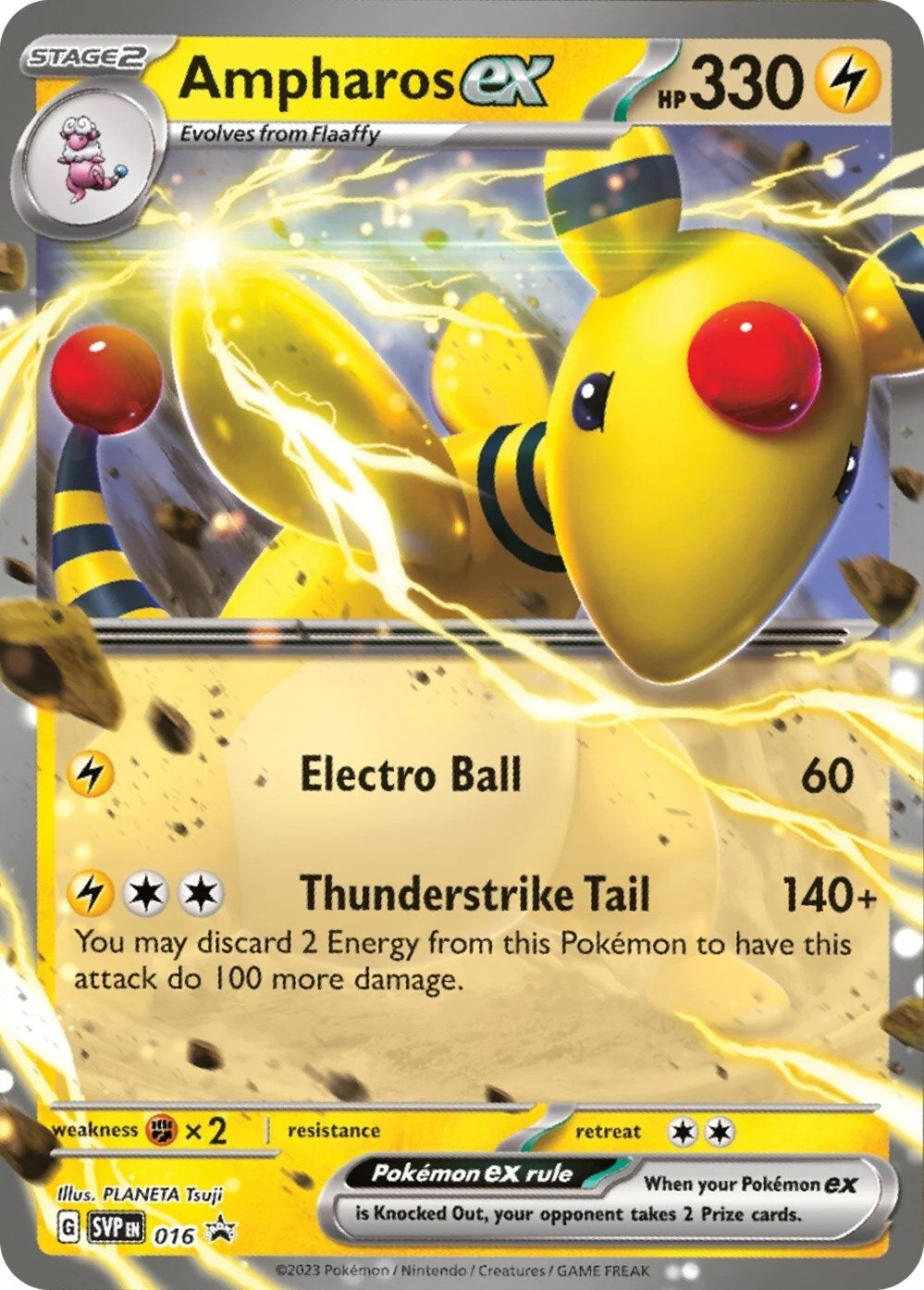 Image for Ampharos ex - 016 (016) (SVP) - Pokemon