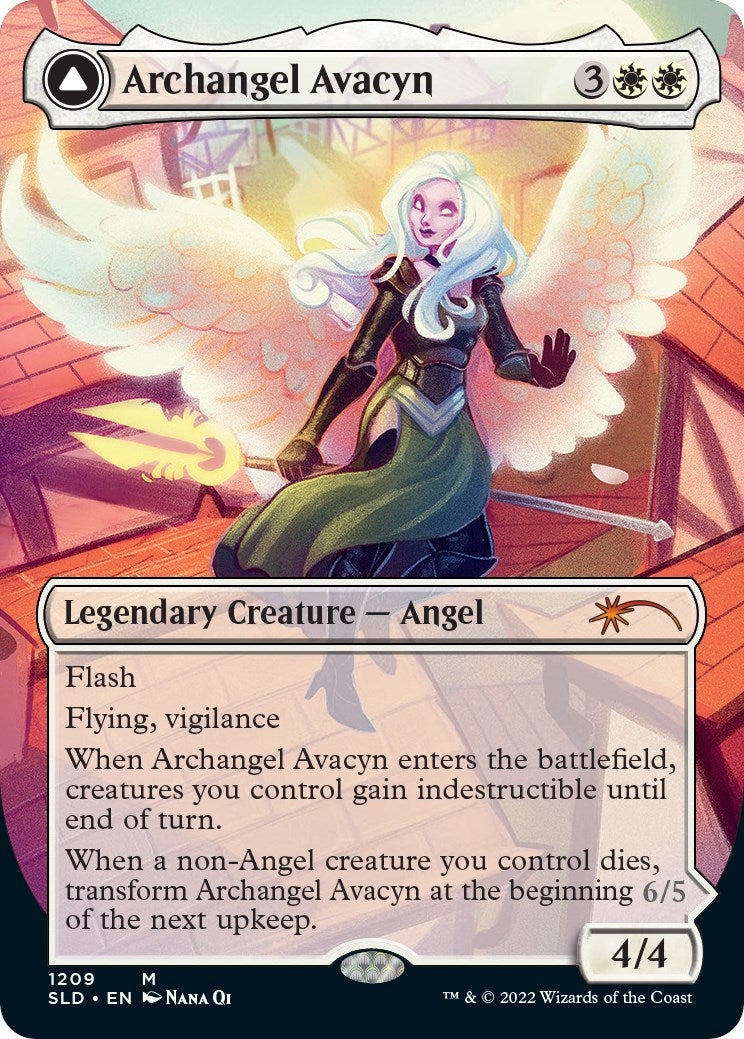 Image for Archangel Avacyn (Display Commander) - Thick Stock (1209) (SLD) - Magic: The Gathering