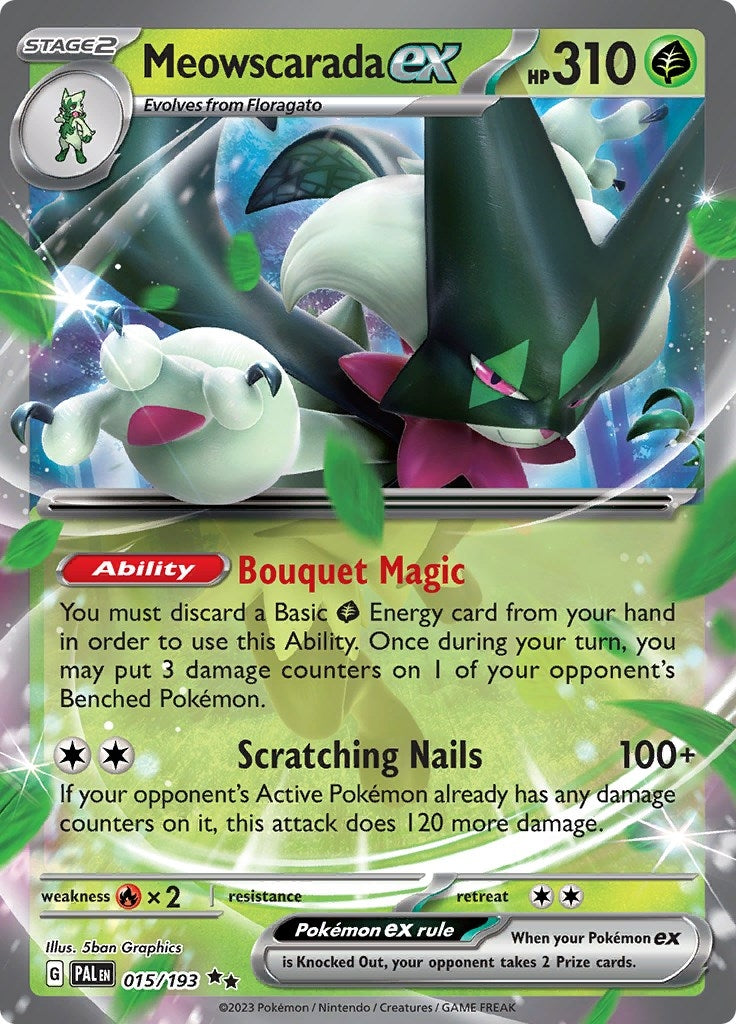 Image for Meowscarada ex (015/193) (PAL) - Pokemon