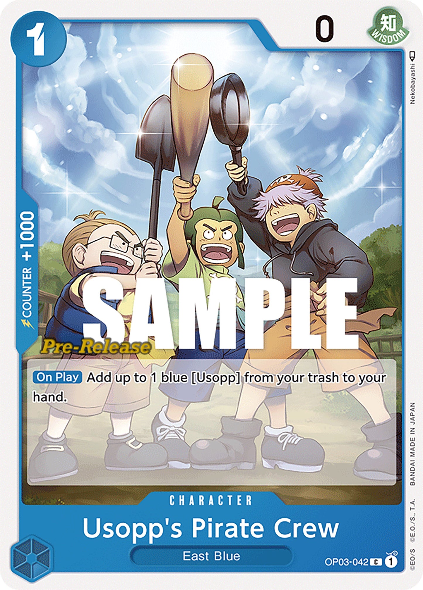 Image for Usopp's Pirate Crew (OP03-042) - One Piece Card Game