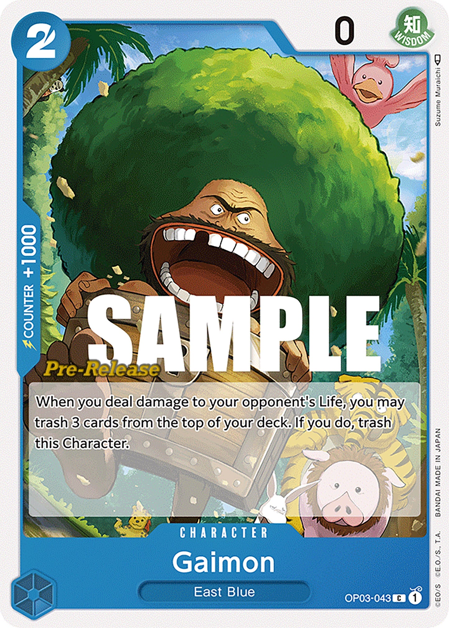 Image for Gaimon (OP03-043) - One Piece Card Game