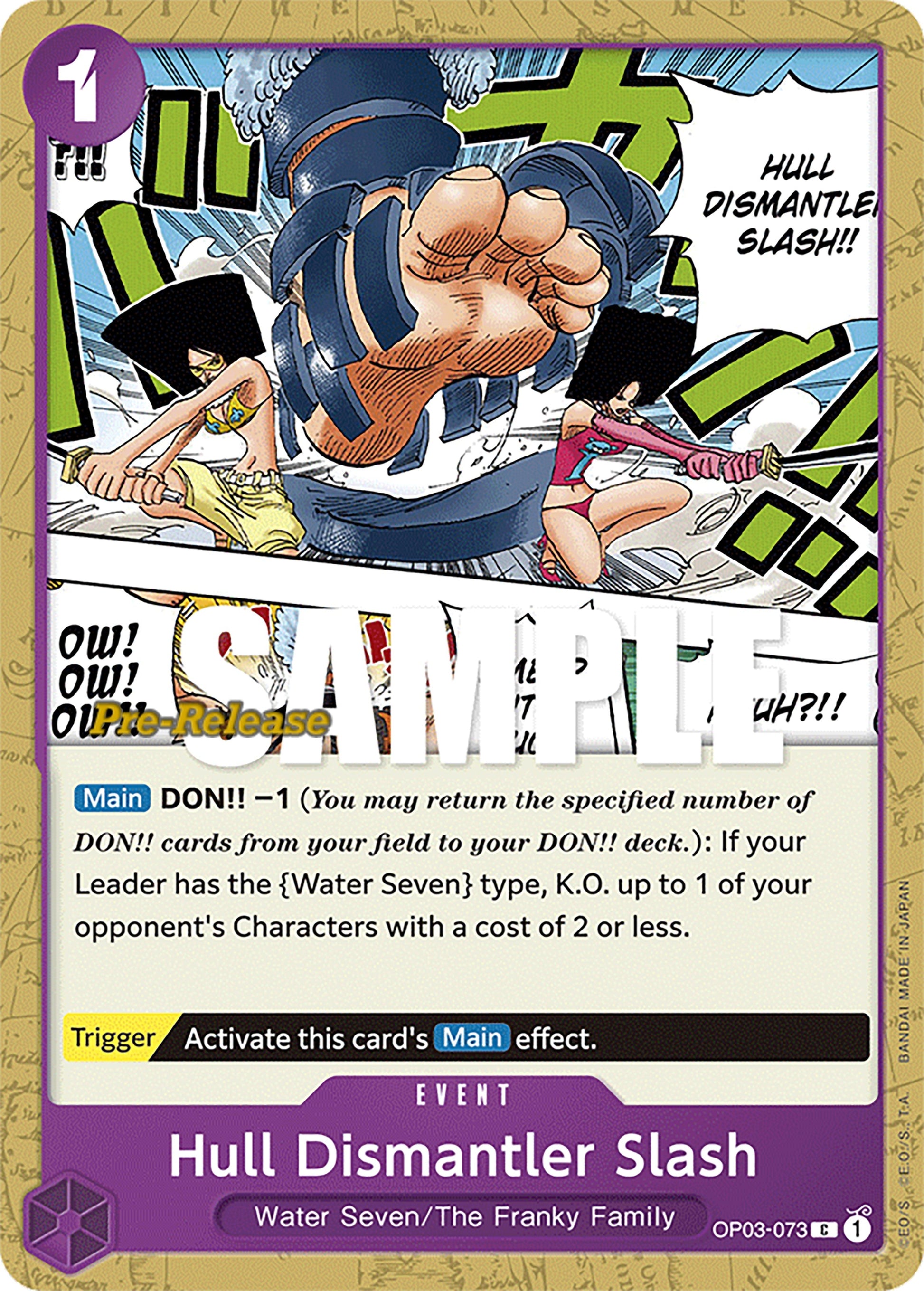 Image for Hull Dismantler Slash (OP03-073) - One Piece Card Game