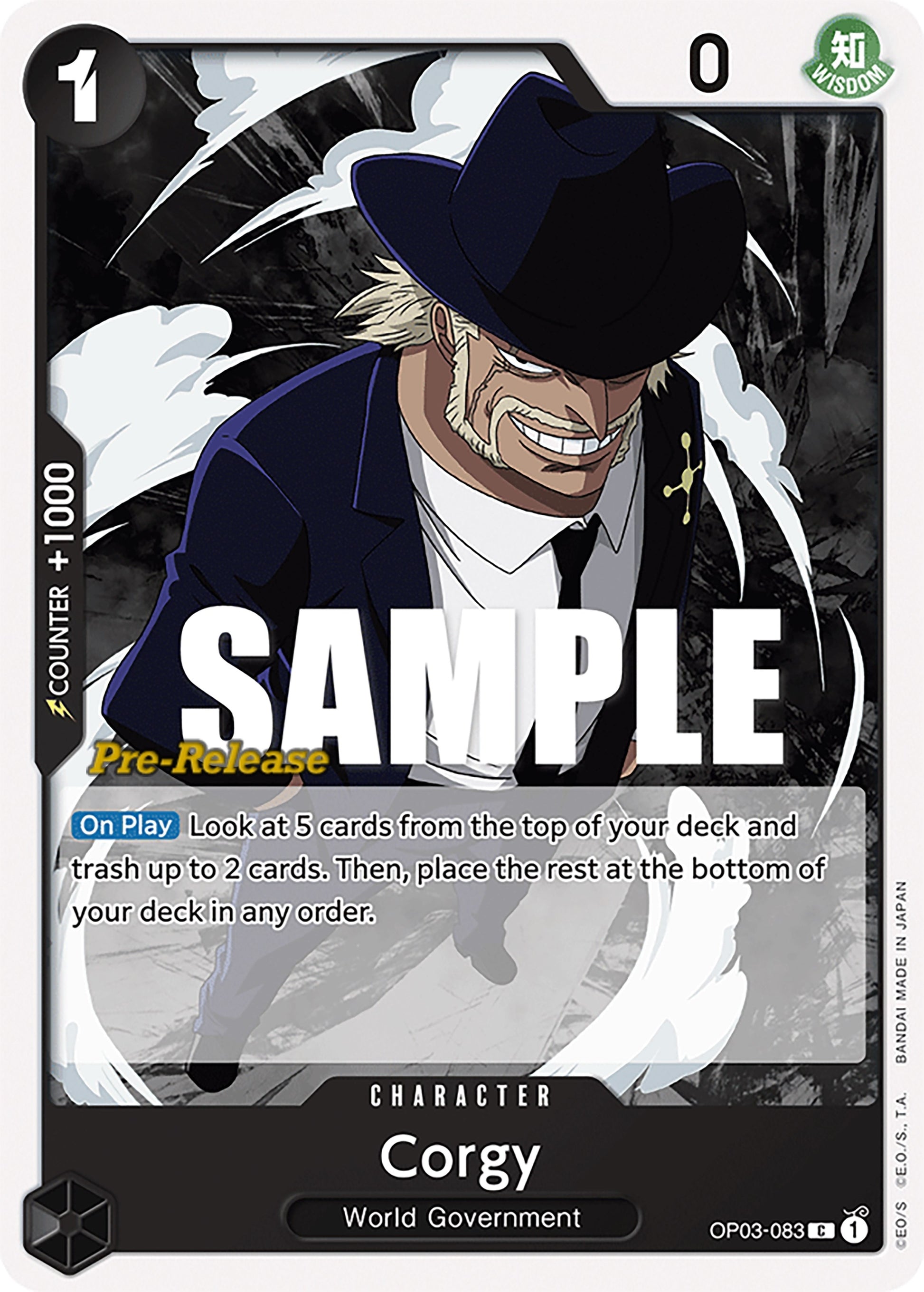 Image for Corgy (OP03-083) - One Piece Card Game