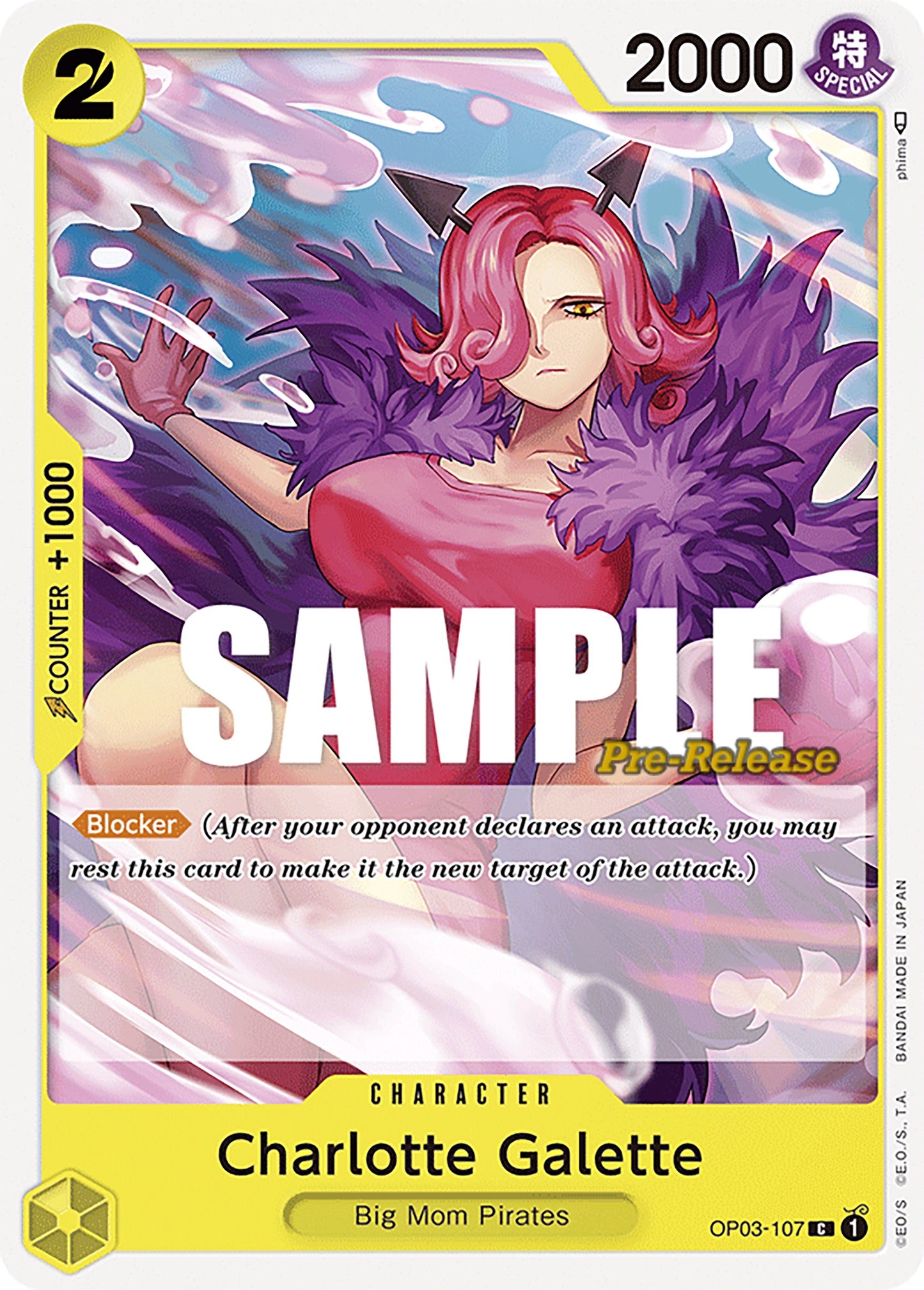 Image for Charlotte Galette (OP03-107) - One Piece Card Game