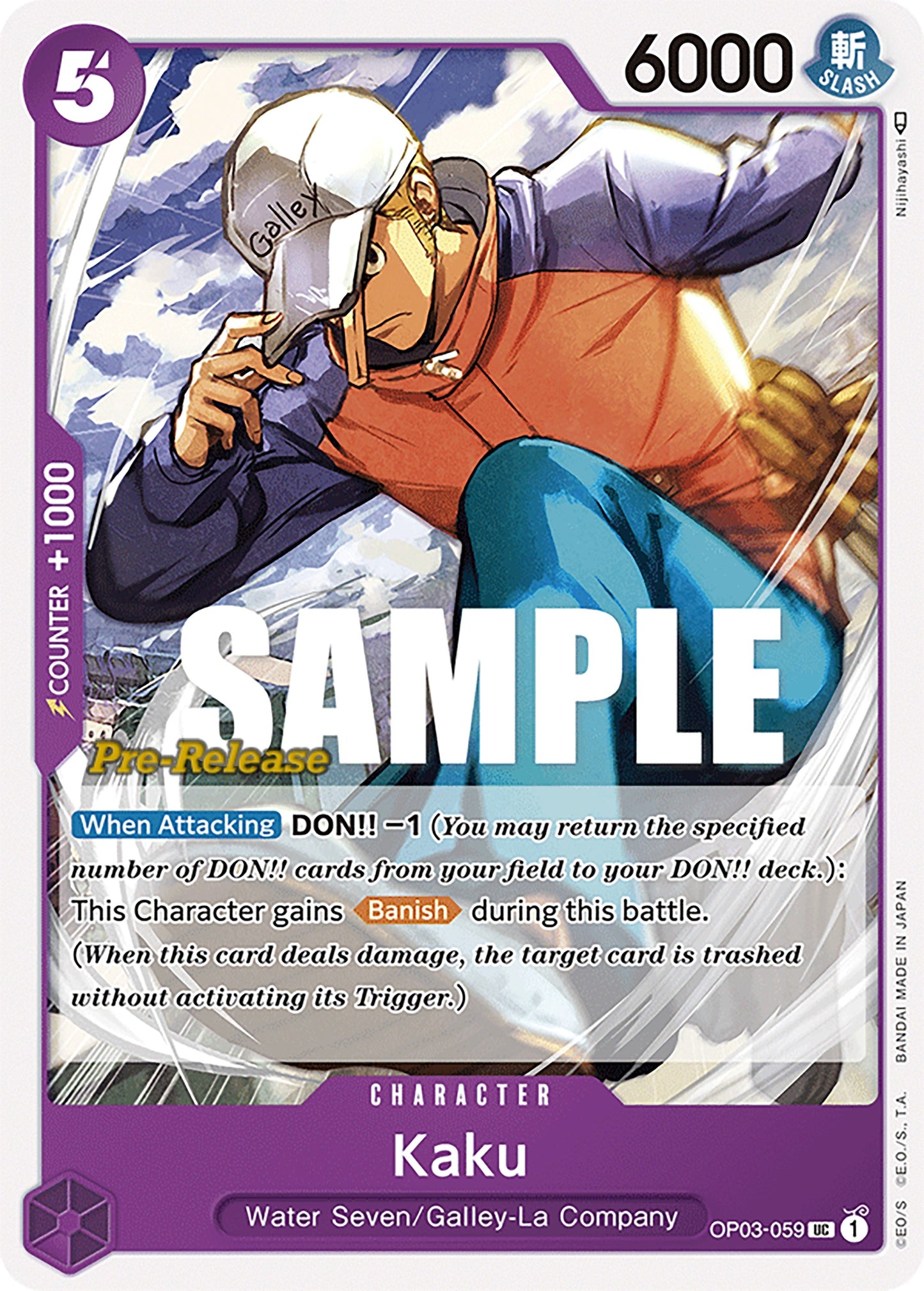 Image for Kaku (OP03-059) - One Piece Card Game