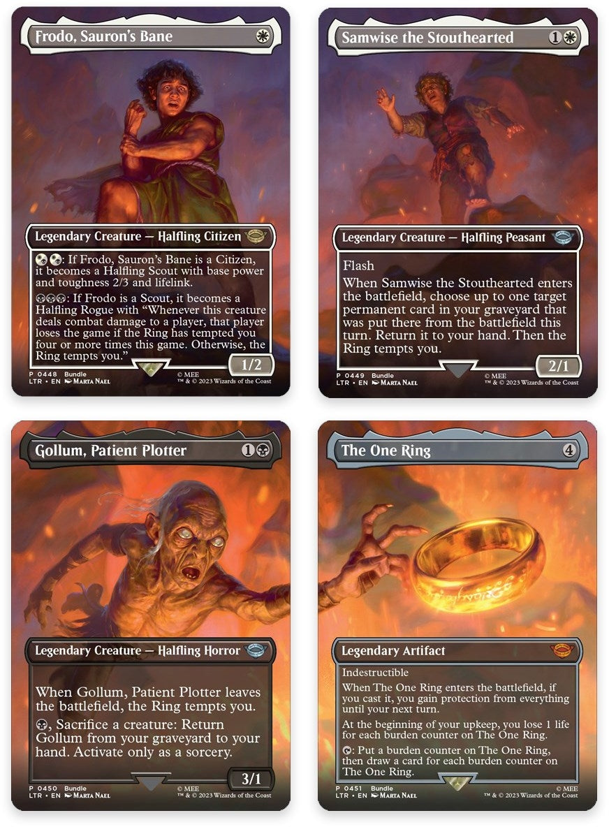 Image for Mount Doom Scene [Set of 4] (448-451) [Universes Beyond: The Lord of the Rings: Tales of Middle-earth] - Magic: The Gathering