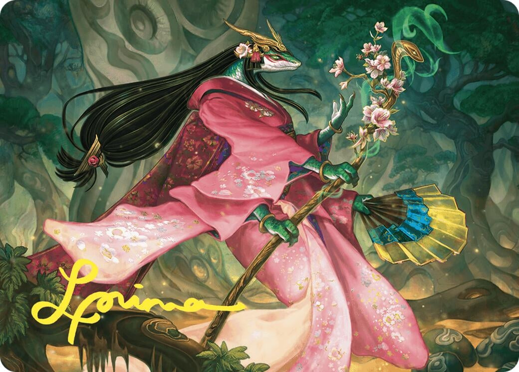 Image for Sakiko, Mother of Summer Art Card (Gold-Stamped Signature) (24) - Magic: The Gathering