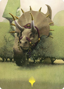 Image for Regal Behemoth Art Card (Gold-Stamped) (43) - Magic: The Gathering
