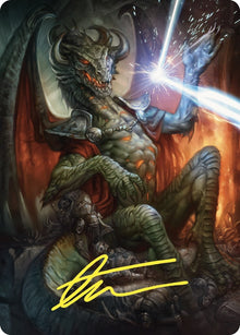 Image for Deflecting Swat Art Card (Gold-Stamped Signature) (66) - Magic: The Gathering