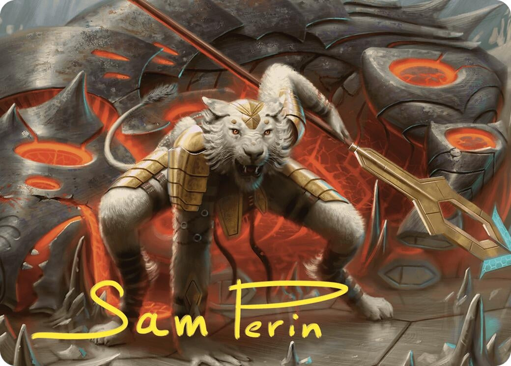 Image for Sunspear Shikari Art Card (Gold-Stamped Signature) (4) - Magic: The Gathering